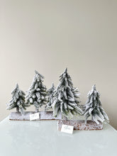 Cargar imagen en el visor de la galería, SET 2 PINOS NEVADOS CHICOS 27 CM